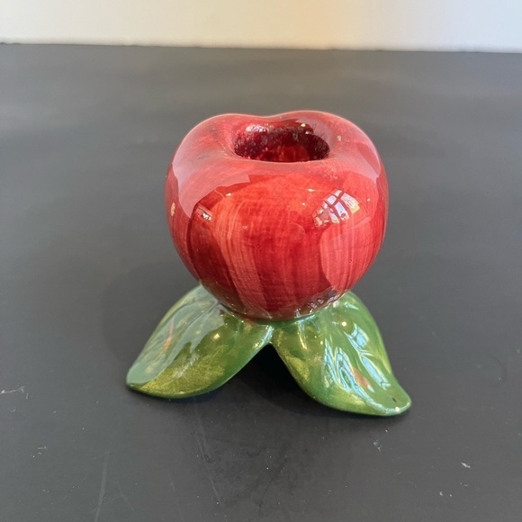Franciscan Ware Apple Pattern Candle Holder - Picture 5 of 5